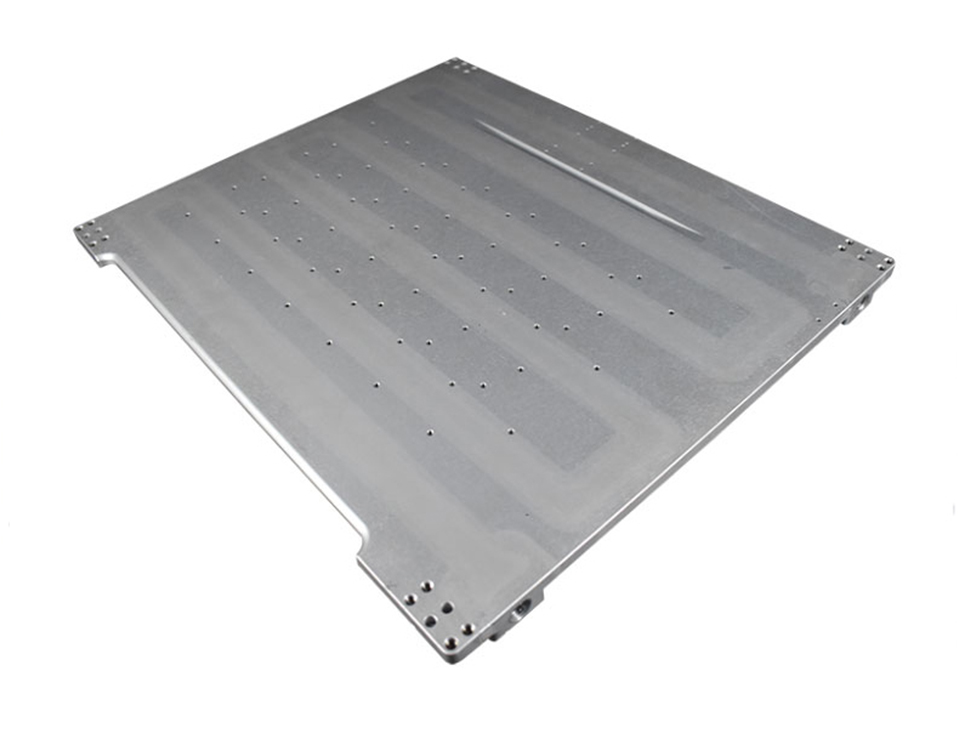 Aluminium liquid cold plate Placa fría de líquido de aluminio