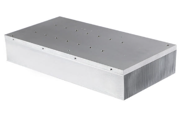 Aluminium finned air cooled radiator Radiador enfriado por aire con aletas de aluminio