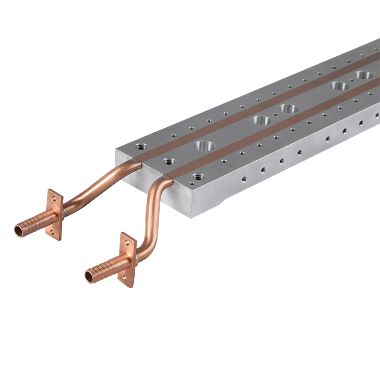 tube liquid cold plate placa fría de líquido de tubo