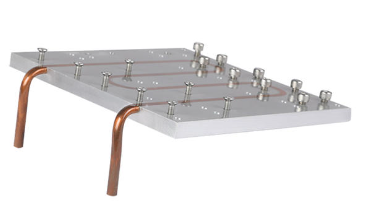 Paneles refrigerados por agua con tubos de cobre 