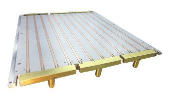 Placa refrigerada por agua integrada con tubo de cobre