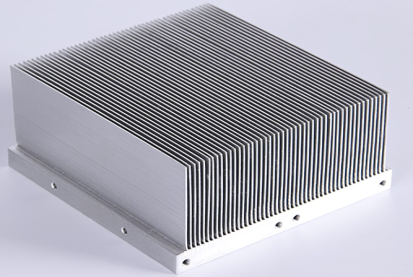 Disipador de calor de aluminio personalizado con aleta raspada 