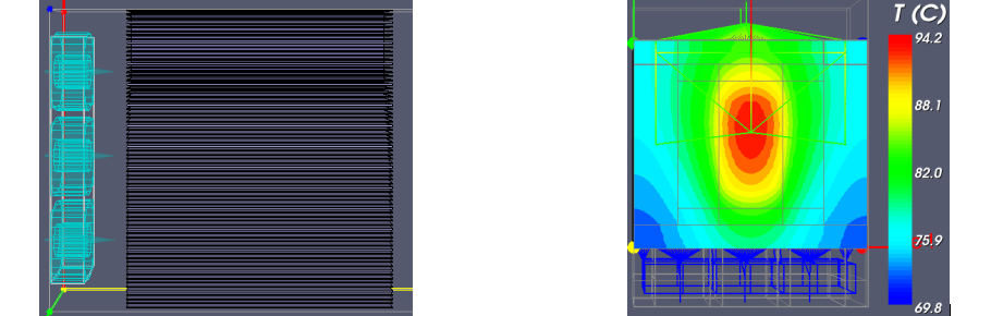 disipadores de calor de refrigeración por aire forzado