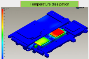 disipador de calor del coche rc