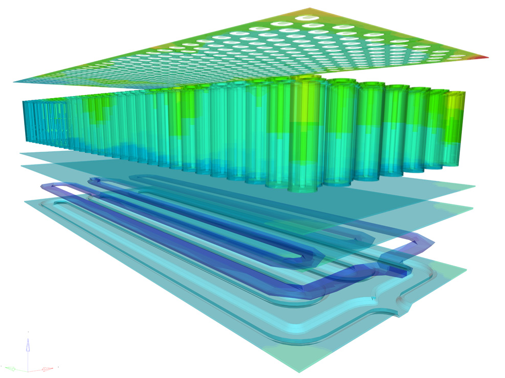 Enfriamiento de bater&iacute;a de veh&iacute;culos el&eacute;ctricos