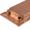 Placa fría líquida de cobre mediante proceso de soldadura fuerte para sistema de refrigeración IGBT