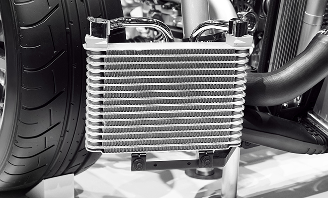 disipador de calor del coche