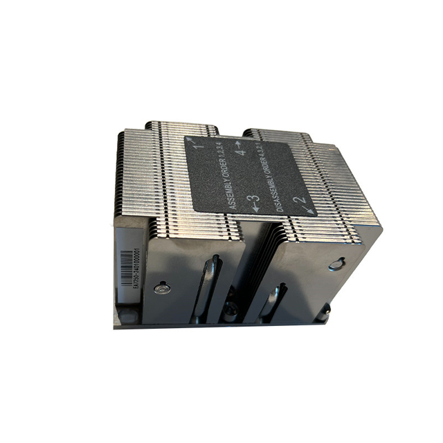 Enfriador de CPU Intel LGA 2U con 4 tubos de calor - Radiador de ventilador de refrigeración de aire activo universal para servidores