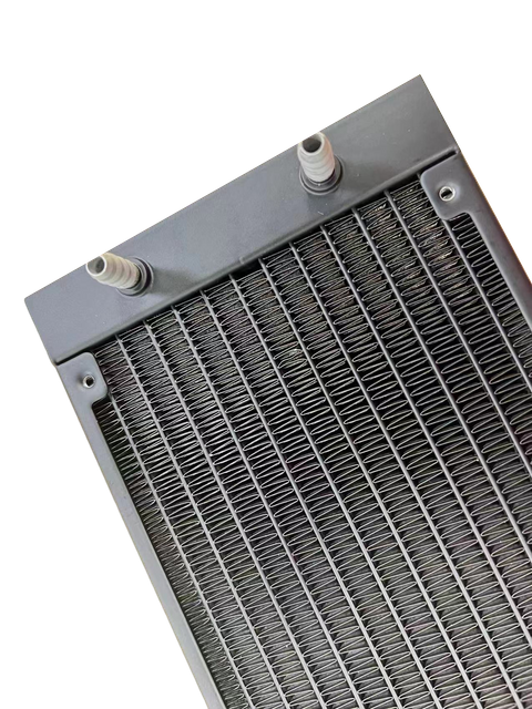 Disipador de calor soldado con autógena cobre de aluminio modificado para requisitos particulares OEM del intercambiador de aletas del Pin de los disipadores de calor de los Heatpipes