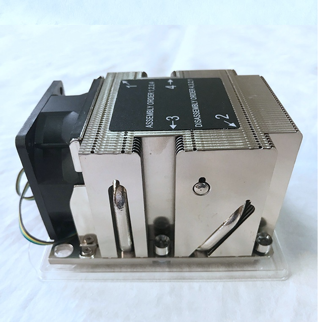 Fregadero de calor del servidor de computadora 2U